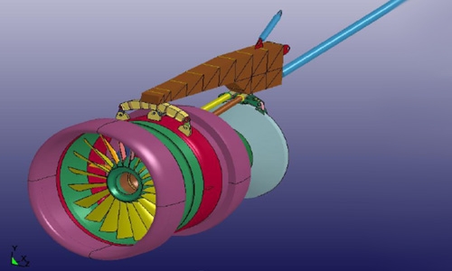 Development of a Generic Engine Model, Fan Blade Modes